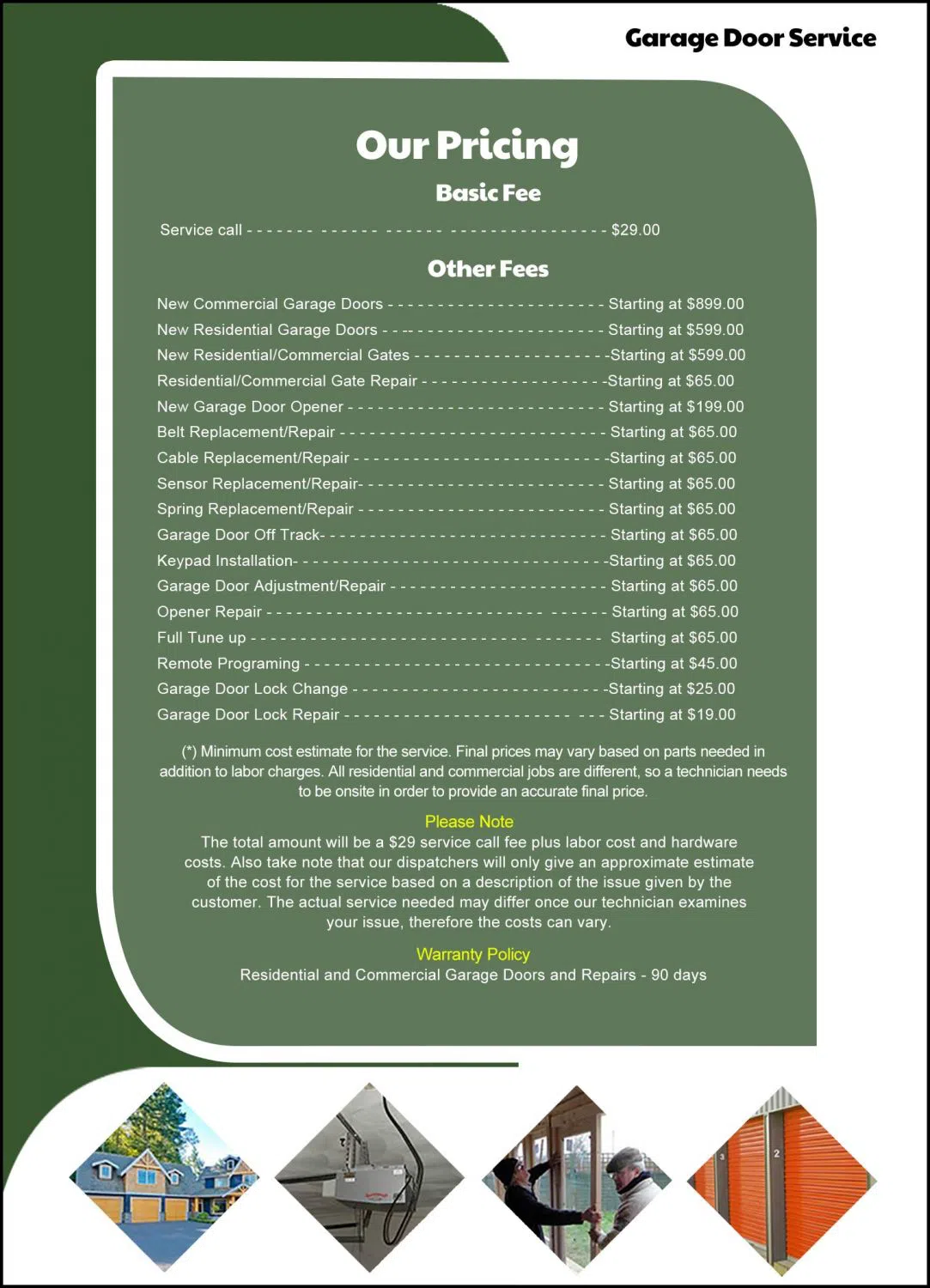 Metro Garage Doors Flower Mound, TX 972-737-3336